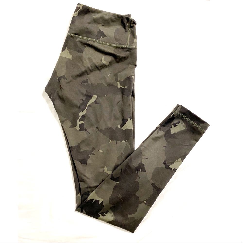 Lululemon green camouflage leggings